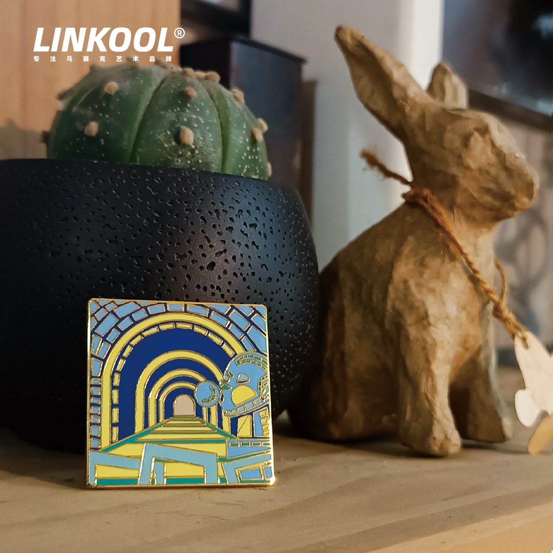 LINKOOL 川美仿珐琅金属纪念章